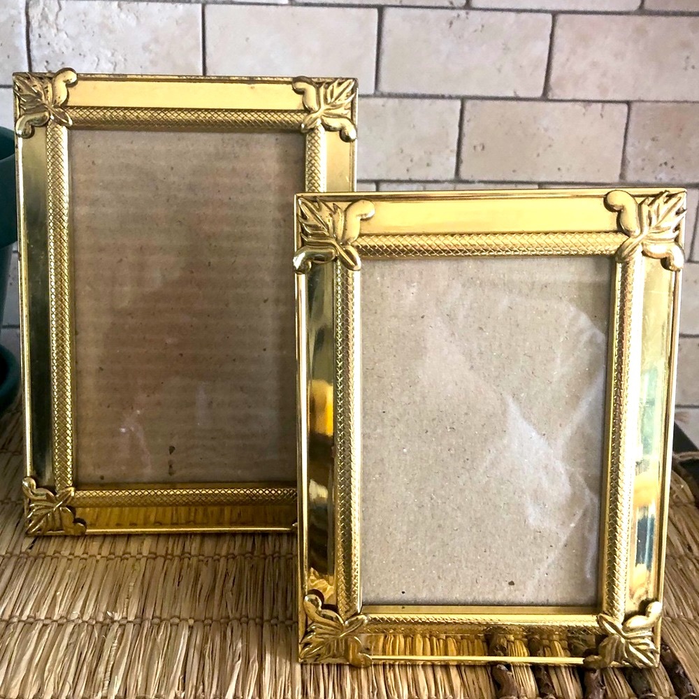 VINTAGE FETCO GOLD  PHOTO FRAMES